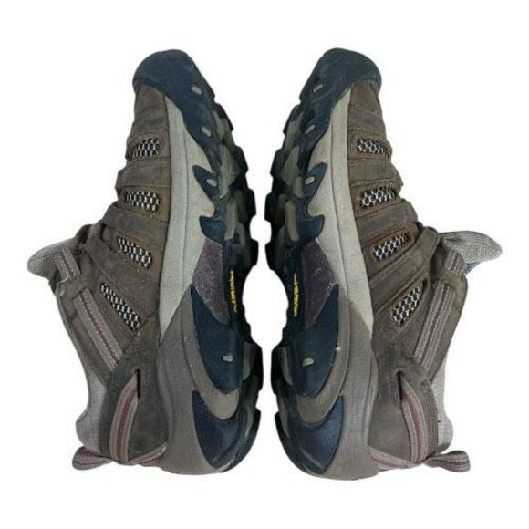 KEEN Shoes Women Size 9 Brown Leather Voyageur Hiking Low Hiking Boots Outdoor - Picture 4 of 11